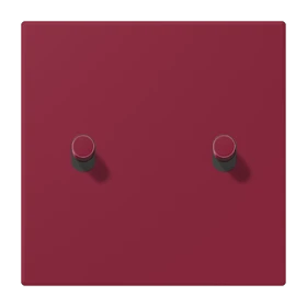 Abdeckung mit Kipphebel "Zylinder", 2 Kipphebel, le rubis (4320M)