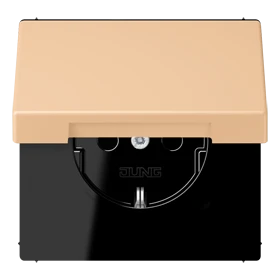 Enchufe SCHUKO®, Safety Plus, termoplástico lacado, terre sienne claire 31