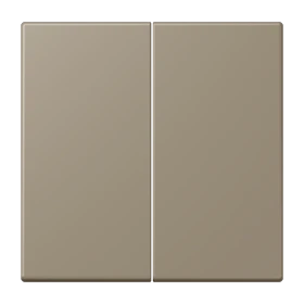 Bouton poussoir LB Management 2 voies, ombre naturelle moyenne (32141)