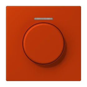 Cobertura com visor de fibra ótica 1 grupo, para sensor giratório KNX, com visor, rouge vermillon 59 (4320A)