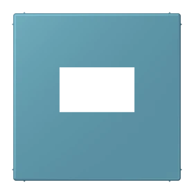 Centre plate for USB charger, céruléen vif (32031)