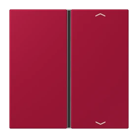 Cover 1-gang, F40, rouge carmin (32100)