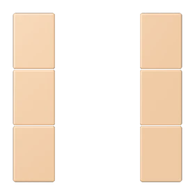 Tasterset 3-voudig, F50, terre sienne claire 31 (32122)