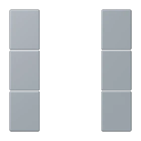 Tasterset 3-voudig, F50, gris clair 59 (4320O)