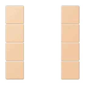 Tasterset 4-voudig, F50, terre sienne claire 31 (32122)