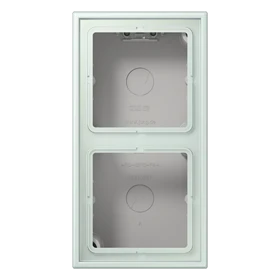 Surface cap 2-gang, céruléen pâle (32034)