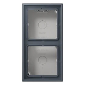 Surface cap 2-gang, gris foncé 59 (4320U)