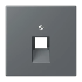 Abdeckung für IAE/UAE-Anschlussdosen, 1 x 8-polig, gris foncé 31 (32010)