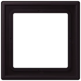 Frame 1-gang, noir d'ivoire (4320E)