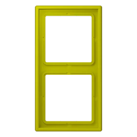 Frame 2-gang, vert olive vif (4320F)