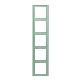 Placca 5 moduli, vert anglais clair (32041)