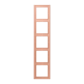 Frame 5-gang, rose clair (32102)