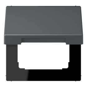Klapdeksel (met terugstelveer), gris foncé 31 (32010)