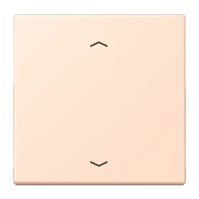 Rocker, with arrow symbols, rose pâle (32091)