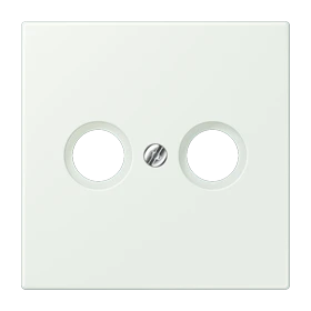 Centre plate 1-gang, for antenna outlet sockets, outremer gris (32024)