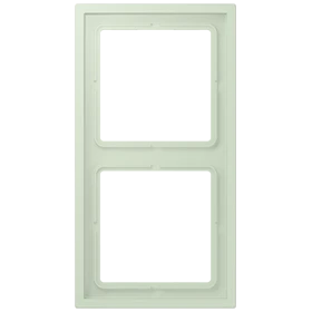 Frame 2-gang, vert anglais pâle (32042)