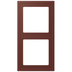 Frame 2-gang, terre sienne brûlée 31 (32120)