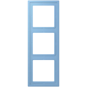 Frame 3-gang, bleu céruléen 59 (4320N)