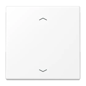 Schakelwip 1-voudig, F10, sneeuwwit mat