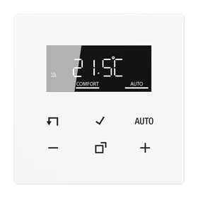 LB Management room thermostat display, white