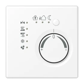 KNX Stetigregler, mit integrierter Tasterschnittstelle 4fach, schneeweiß matt