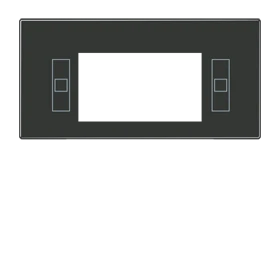 Cover, F40 Room controller, black