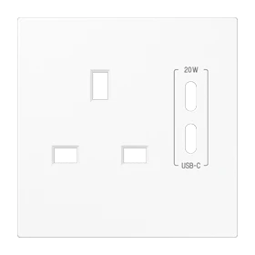Centre plate for socket insert 521 G-CC20, thermoplastic, white