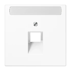 Centre plate for IAE/UAE sockets, 1 x 8-pole, white