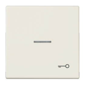 Rocker, symbol "door", with lens, ivory