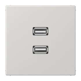 2 x USB 2.0, lichtgrau