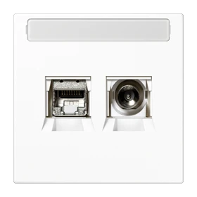 Smart TV socket, white
