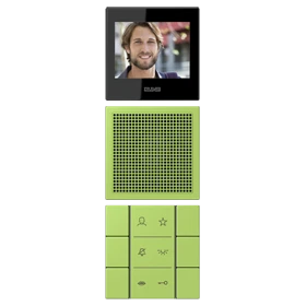 Video indoor station 2.7’’, vert clair (32052)