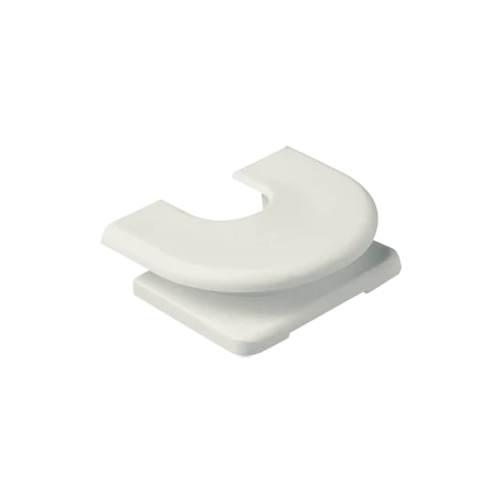 Cable inlet, for cable and mini trunking, ivory