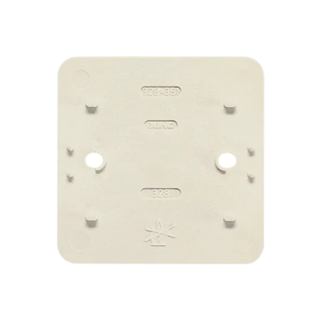 Bodenplatte 1fach, für Einzelgeräte, weiß (ivory)