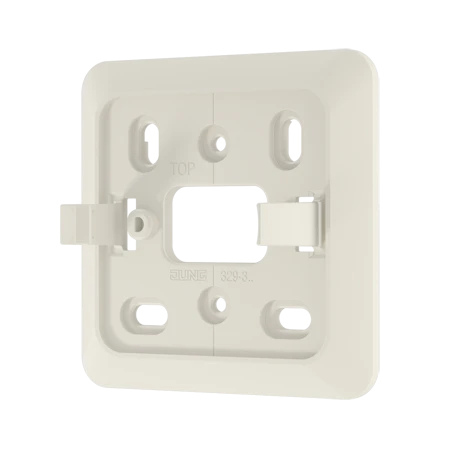 Montageplaat 1-voudig, voor wandcontactdozen 611 A .., wit