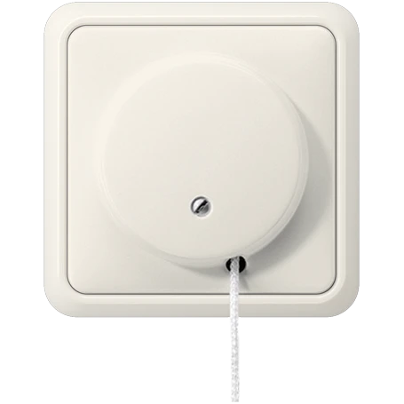 Zug-Wechselschalter mit integriertem Rahmen, Universal Aus-Wechsel, 10 AX, 250 V ~, weiß (ivory)