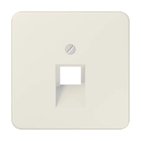 Centre plate for IAE/UAE sockets, 1 x 8-pole, ivory