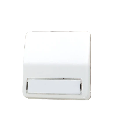 Copritasto singolo, bianco alpino