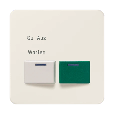 Abdeckung für Ackermann, Typ 73642 B – Dienstzimmereinheit –, weiß (ivory)