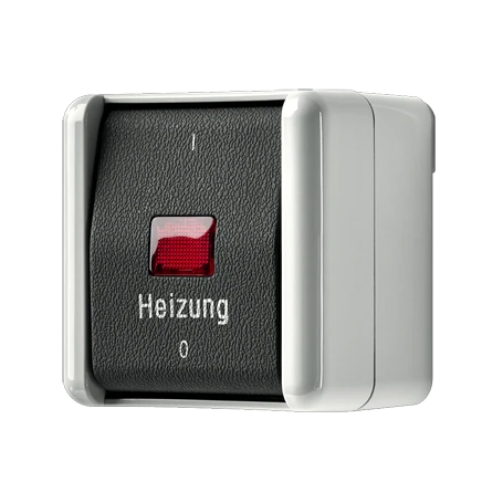 Heizungsschalter, Aus 3-pol., 16 AX, 400 V ~, grau