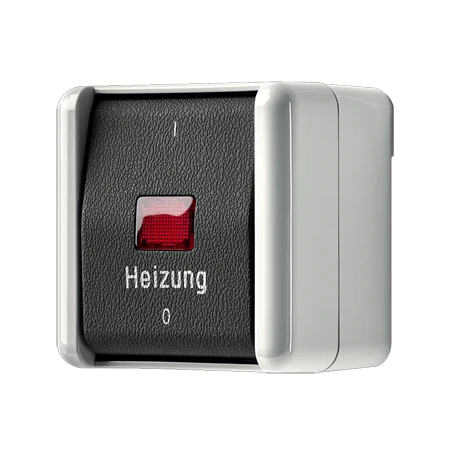 Heizungsschalter, Universal Aus-Wechsel, 10 AX, 250 V ~, grau