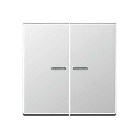 Rocker 2-gang, F10, aluminium