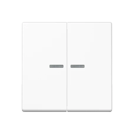 Rocker 1-gang, F10, white