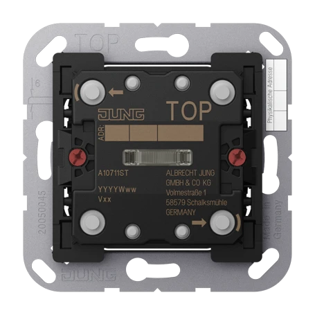 Standardowy przycisk KNX 1-krotny, F10, Bezpieczeństwo