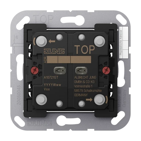 KNX push-button standard 2-gang, F10, Secure
