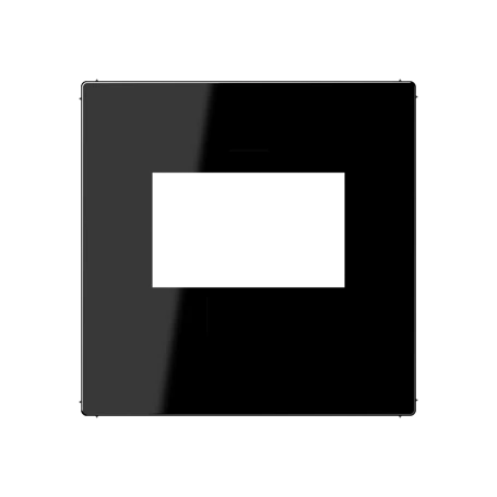 Abdeckung für USB-Ladegerät, Thermoplast, schwarz