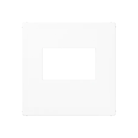 Centre plate for USB charger, Thermoplastic, white