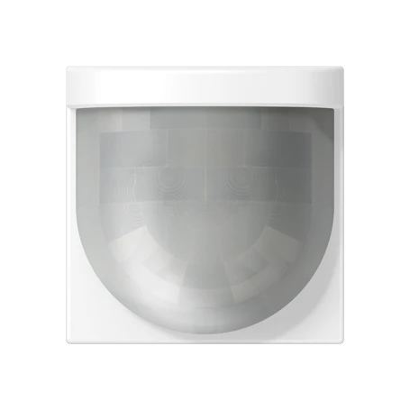 LB Management motion detector, Standard, 2.20 m, matt snow white