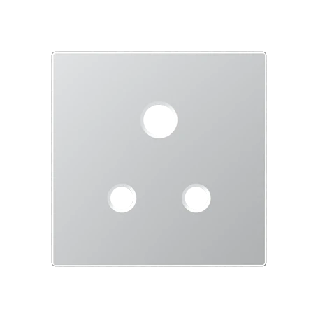 Centre plate for socket insert BS 2171-5 EINS and 3171-5 EINS, duroplastic lacquered, aluminium