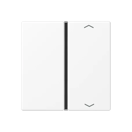 Cover 1-gang, F40, matt snow white